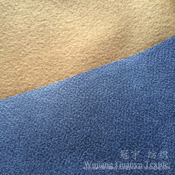 Upholstery Home Textile Leather Suede Fabric with Hot Stamping Process